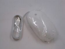 New Genuine Apple A1152 USB Wired Mighty Mouse Optical White EMC 2058 picture