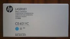 HP CE401A CE401YC 507A CYAN Toner LaserJet M551 M570 M575 New Genuine Sealed picture