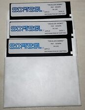 Apple Softsel Dealer Demo PSF: Graph 78L-202 3 Disk Set 5.25” Floppy Rare Vtg picture