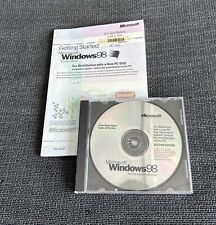 MICROSOFT WINDOWS 98 SE SECOND EDITION FULL OPERATING SYSTEM MS WIN 98SE picture