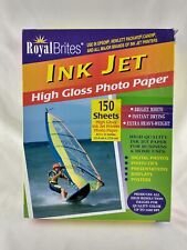 Royal Brites Ink Jet High Gloss Photo Paper 150 Sheets 8.5