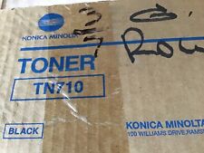 Genuine Konica Minolta TN710 02XJ Black Toner Cartridge Bizhub 600 601 750 751 picture