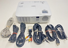 NEC NP-V300W DLP Projector Bundle (3000 Lumens) 679 Hours Of Lamp Hours Used picture