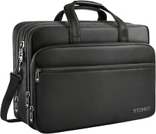 Ytonet Laptop Bag, Expandable Laptop Briefcases for Men Fits 17.3 Inch Laptop Ca picture