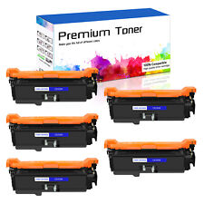 5PK CE250X High Yield Black Toner Cartridge For HP Color LaserJet CP3530 CP3525n picture