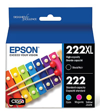 Epson T222XL-BCS  Cyan & Magenta Ink Cartridges 08/206 New & Sealed picture