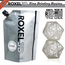 ROXEL3D 1KG CLEAR RESIN FOR OPEN 365-405nm MSLA/LCD/DLP 4k-8K 3D PRINTERS picture