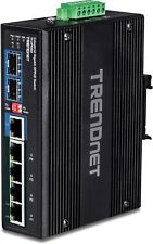 TRENDnet RB-TI-UPG62 6-Port Hardened Industrial Gigabit PoE++ DIN-Rail Network picture