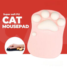 Cute Cat Paw Mouse Pad with Wrist Support Anti-Slip Silicone Ergonomic Office picture