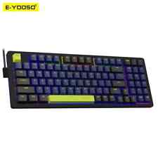 Mechanical Gaming Keyboard Wired Monochrome Backlit Russian Brazilian Portuguese picture