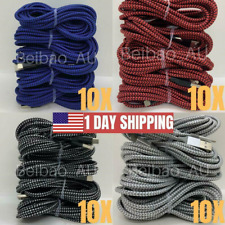 10X Wholesale USB Fast Charger Cable 6Ft For iPhone 11 8 7 6 Plus Charging Cord picture