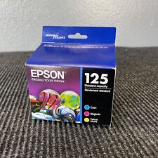 NEW SEALED Epson 125  Color Multi-Pack Cartridges Exp 10/2021 picture