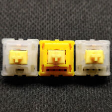 Gateron Linear Mechanical Keyboard Switch Tester Sample Pack - Milky Yellow, CAP picture