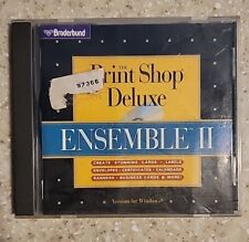 The Print Shop Deluxe Ensemble II PC CD-ROM Broderbund Softw 1995 Windows 95/3.1 picture