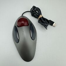 Logitech T-BC21 Trackman Red Marble USB Trackball Ergonomic Mouse Wired - Tested picture