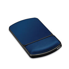 Fellowes Gel Wrist Rest and Mouse Rest Sapphire/Black - 0.9