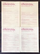 1980 IEEE Transactions On Communications - Lot of 8 picture
