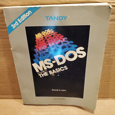 Tandy MS-DOS The Basics Vol. 1  1986 3rd Edition Manual Book picture