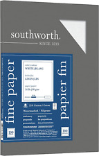 Southworth 25% Cotton Business Paper, 8.5” x 11, 24 lb/90 gsm, Linen Finish, W picture