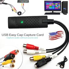 Easycap USB 2.0 Audio TV Video VHS to DVD PC HDD Converter Adapter Capture Card picture