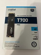 *New open box* Crucial T700 4TB PCIe Gen 5.0 x4 NVMe M.2 SSD #CT4000T700SSD3 picture