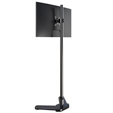 Single Monitor Mount, Extra Long Monitor Stand, 47 Inch Pole Black Stand, Moni picture
