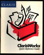 Claris 1991 ClarisWorks Quick Reference Guide Shortcut Features Menus 102021WEEB picture
