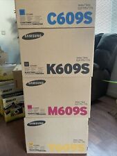 Samsung K609S C609S M609S Y609S CMYK Toner Set of 4 OEM NEW Sealed CLP-770 / 775 picture