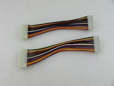 Lot Of 2 Supermicro CBL-0042L 24-pin ATX Power Extension Cable CBL0042L 9 in. picture