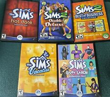 THE SIMS SIMS2 LOT VACATION LIVIN LARGE BEST OF BUSINESS HOT DATE DOUBLE DELUXE picture