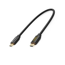 CableCreation Short Micro USB to OTG Cable 8inch, Black  picture
