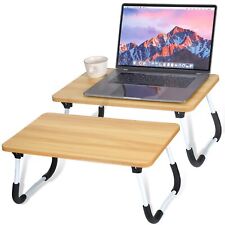 2 Pcs Foldable Laptop Table Lap Desk Mini Bed Table Portable Bed Tray Laptop ... picture