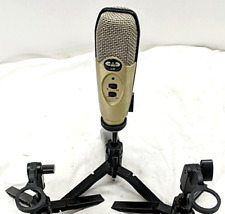 Lot of 2 CAD U37 USB Large Diaphragm Cardioid Condenser Microphones Stand SL278 picture