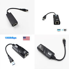 US 1-2 Pcs USB 3.0 Ethernet Adapter 1000Mbps Gigabit LAN Network For Windows Mac picture