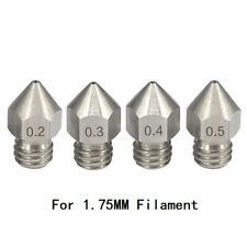 1pc MK8 Stainless Steel Nozzle 0.2/0.3/0.4/0.5 M6 Thread For 1.75mm 3D Printer picture