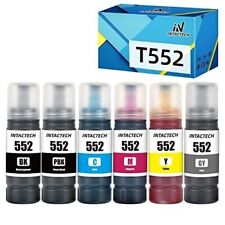 Epson 552 T552 High Capacity Refill Ink Replacement for Epson BK/PB/C/M/Y/GY picture
