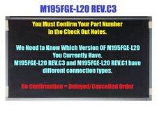 M195FGE-L20 Rev.c1 Matte LCD Screen Panel 1600x900 30 Pin 19.5