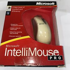 VINTAGE MICROSOFT INTELLIMOUSE PRO MOUSE  W/ BOX opened, untested picture