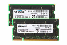 2GB 2 GB Crucial 2X 1GB PC2700 DDR333MHz 200Pin Sodimm Memory RAM Low Density picture