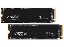 Open Pack - Crucial P3 / P3 Plus 500GB 1TB 2TB 4TB M.2 PCIe NVMe 3D NAND SSD LOT picture