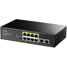 8 Port PoE+ Switch with 2 Uplink Ports 120W, 8 10/100Mbps PoE+@120W, Extend/V... picture