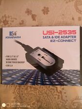 BRAND NEW - SEALED - KWI KINGWIN USI-2535 SATA&IDE ADAPTER EZ CONNECT picture