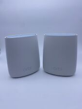 Lot of 2 NETGEAR Orbi Model RBR20 White Routers Home Mesh WiFi Tri-band No Cord picture