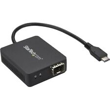 StarTech.com USB C to Fiber Optic Converter - Open SFP - USB 3.0 Gigabit picture