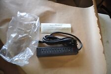 National Lighting 6 Outlet Power Strip 15A  TVS6003S-R SWITCH ON  OFF 10 FT CORD picture