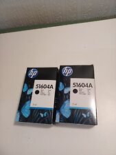 Hp 51604A Black Print Ink Lot Of 2 Expired 2014 16 Sealed picture