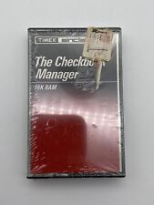 Timex Sinclair 1000 Software Game Cassette Tape 16k Ram The Checkbook Manager picture