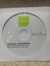 IO GEAR Model GUC2015V/GUC2020DW6 Software CD & User Manual VERSION 1.0 picture