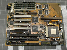Gigabyte GA-586ATV Baby AT Motherboard w/ Intel Pentium 200MHz 64MB RAM WORKING picture