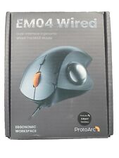 Protoarc EM04 Wired Trackball Ergonomic Mouse Protoarc Dual Interface New picture